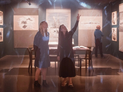 Into ocean and ice, exhibition view. Courtesy of New Zealand Maritime Museum