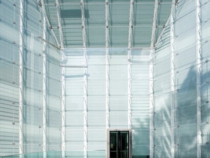 Bolzano, Italia. Fachada del Museion. Foto: Ludwig Thalheimer/Lupe