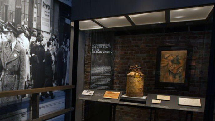 The Holocaust, Exhibition view. Courtesy of Holocaust Memorial Museum