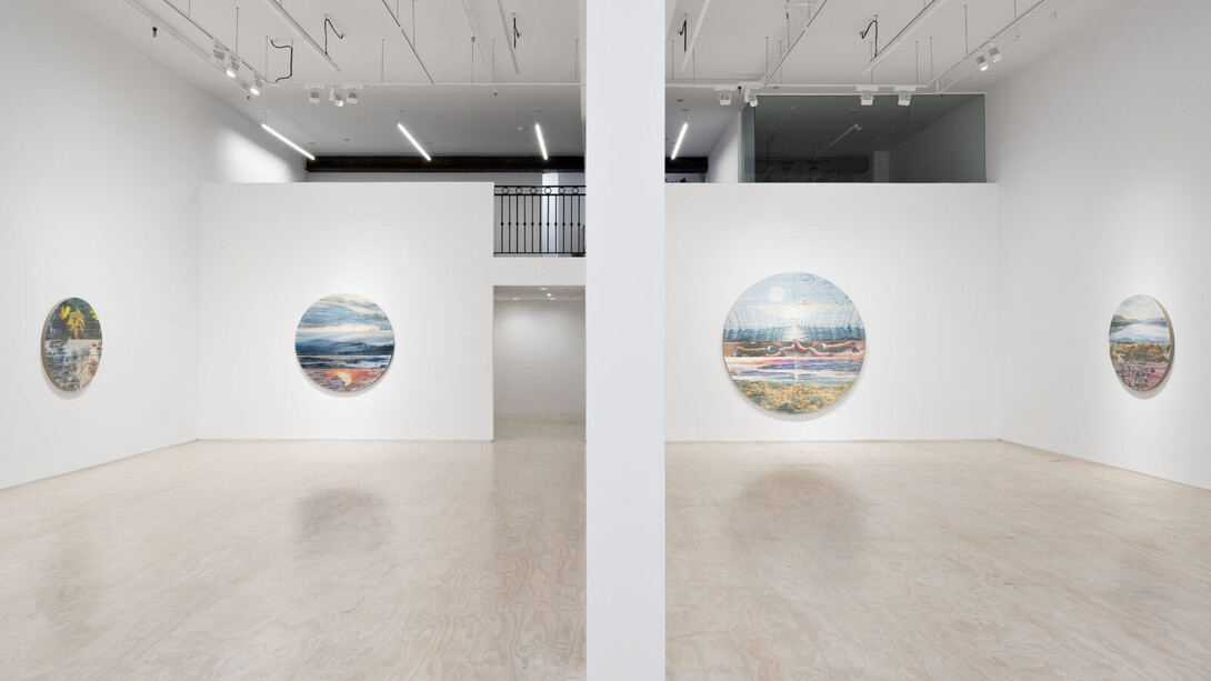 Margo Wolowiec, Midnight sun, exhibition view. Courtesy of Jessica Silverman Gallery