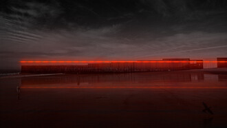 Projection of the One Day We Will Dance Again project by Adrian Sierra Garcia