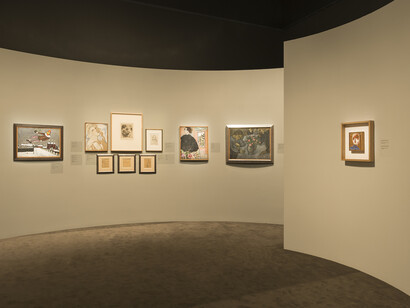 Chagall: Colour And Music, Exhibition view. Courtesy of The Montreal Museum of Fine Arts 