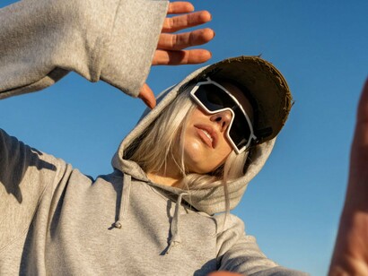 Cappello Face Off "Eye Cap" military indossato