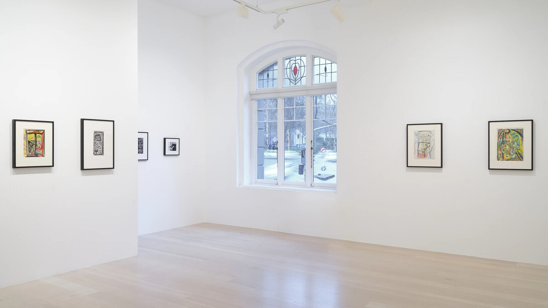 Philip Clairmont, Windows, exhibition view. Courtesy of Gow Langsford Gallery