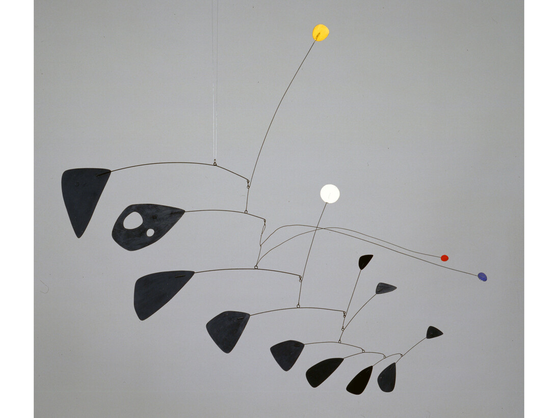 Alexander Calder (1898 - 1976), Antennae with Red and Blue Dots, 1953, Tate © ARS, NY and DACS, London 2015