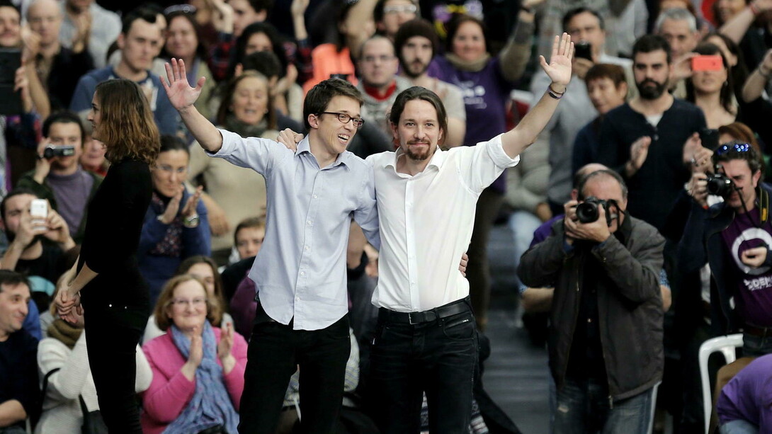 Pablo Iglesias e Íñigo Errejón