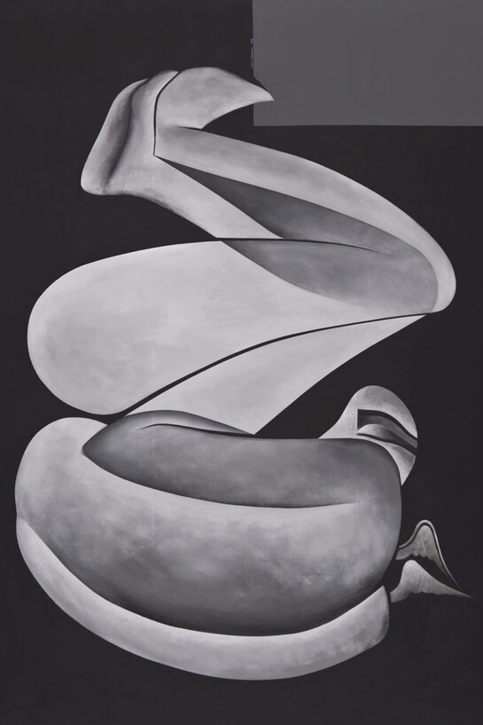 Safwan Dahoul, Dream 81, 2014, acrylic on canvas, 200 x 180 cm