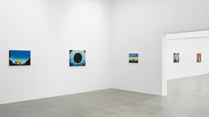 Wilhelm Sasnal, Aaasphalt, exhibition view. Courtesy of Blum Gallery