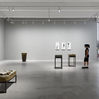 Anna Maria Maiolino, Anna. And the infinite line, exhibition view. Courtesy of Hauser & Wirth Gallery