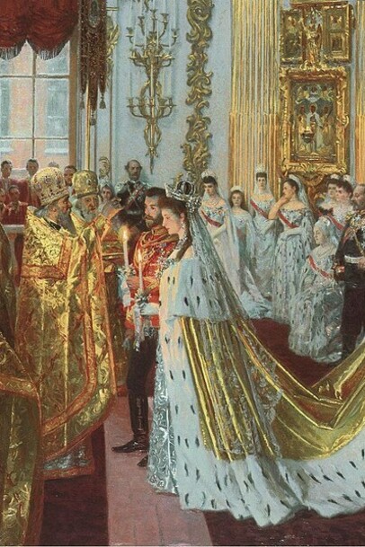 Lo zar Nicola II e la zarina Aleksandra