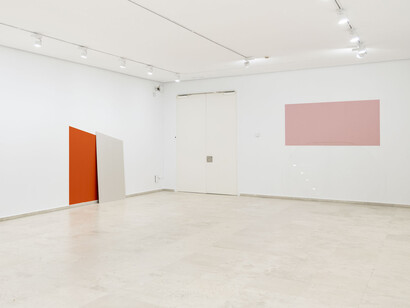Olvidar borrar, borrar despacio, vista de exhibición. Cortesía del Museo Patio Herreriano