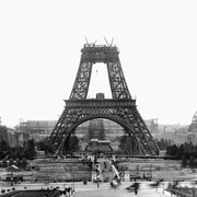 Paris 1888 construction Eiffel