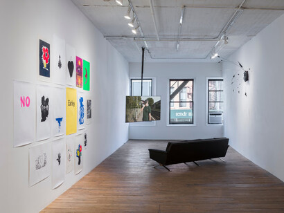 John Russell, Earley, exhibition view. Courtesy of Hoffman Donahue Gallery