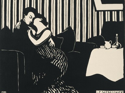Félix Vallotton. The Lie, Intimacies I, 1897