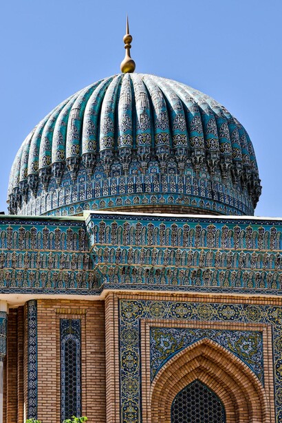 Buildings in Samarkand, Uzbekistan