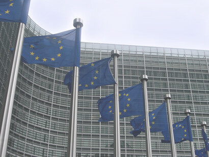 Bandiere Unione europea, Bruxelles, Belgio