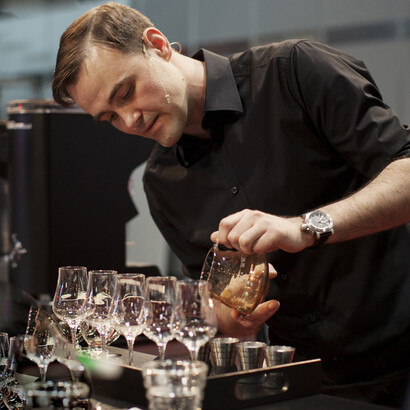 Dmitry Koryukin, Russia. Fotografia Christina Solomon/World Coffee Events, 2014  