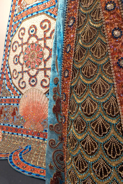 Fiesta makes a splash, exhibition view. Courtesy of the Witte Museum