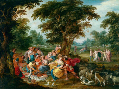 Frans Francken II, Arcadia, l'età-dell'oro 