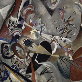 Vassily Kandinsky, Im grau (detail), 1910. Courtesy of Centre Pompidou Málaga