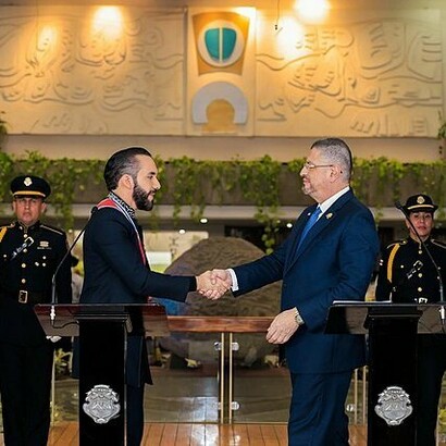 La relación entre Rodrigo Chaves y Nayib Bukele es una importante muestra del retroceso en el proceso histórico de desmilitarización