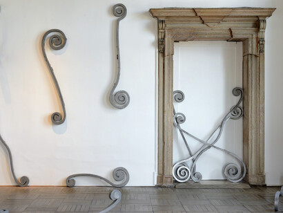Eliseo Mattiacci. Courtesy of Richard Saltoun Gallery