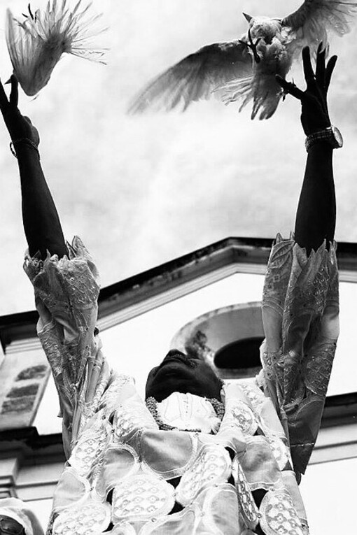 Fotografia scattata nel 2016 durante il tradizionale evento religioso “Águas de Oxalá”. Brasile. Foto di Úrsula Freire