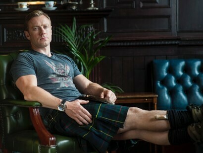 Un highlander a Bristol, foto Martin Harley
