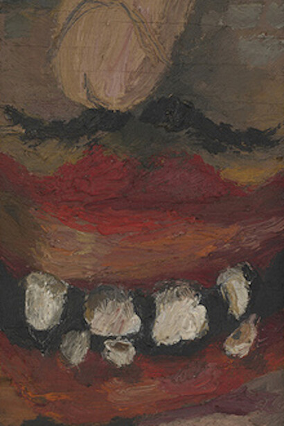 No title, ca. 1962, Oil on plywood panel . 15.3 x 8.2 x 0.6 cm / 6 x 3 1/4 x1/4 in. Courtesy of Hauser & Wirth