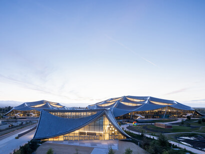 Heatherwick Studio and Bjarke Ingels Group, Google Bay View, 2022, Mountain View, CA © Iwan Baan