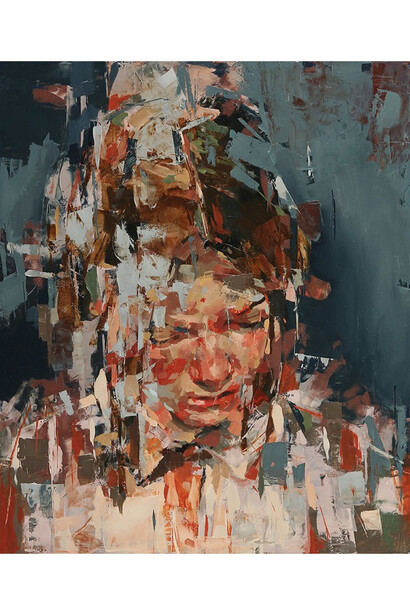 Kai Samuels-Davis, The Collapse, 36 x 30 inches