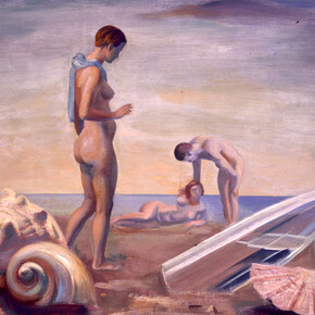 Mario Tozzi, In riva al mare (1935) 
Roma, Galleria d’Arte Moderna © Roma Capitale
