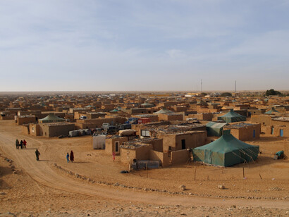 Campamentos de refugiados saharauis en Tinduf, Argelia