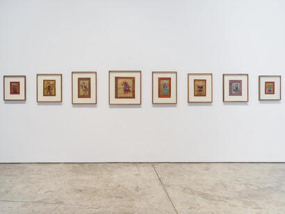 Huda Lutfi, Unraveling, exhibition view. Courtesy of The Third Line