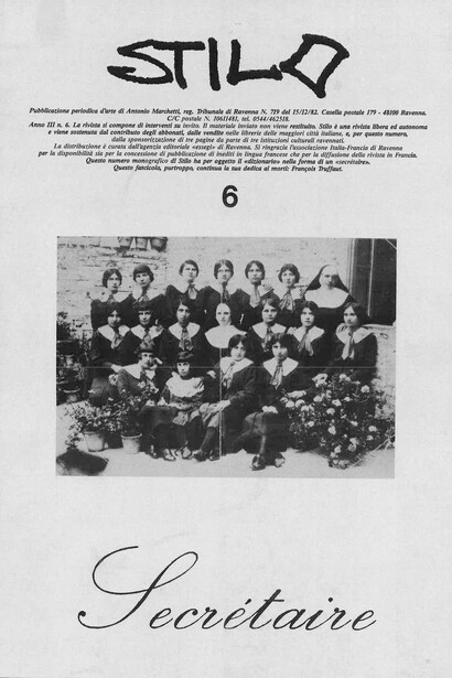 Secrétaire, una copertina della rivista Stilo