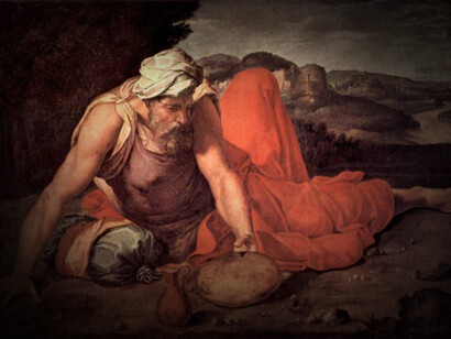 Daniele da Volterra, Il profeta Elia (ca. 1550-1560); la collezione Pannocchieschi d'Elci, Siena 