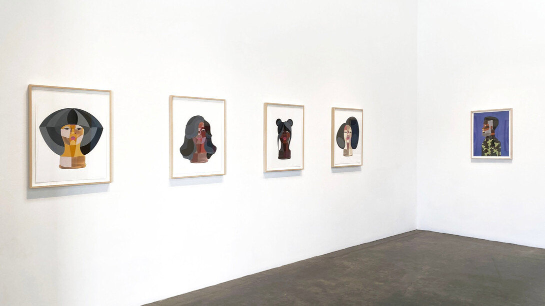 Derrick Adams, Selected editions, exhibition view. Courtesy of Leslie Sacks Gallery