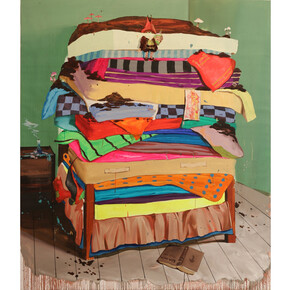 Gama, Gemach II, 2013, Oil on canvas, 82 1/2 x 70 3/4 in (210 x 180 cm)