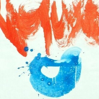 Dorothy Goode, detail of Sharpie Looks for God #19 - 2014, Egg Tempera & Sharpie on Panel, 15 x 15 inches