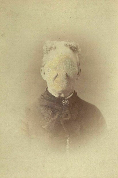 Tom Butler, Hartwell, 2012, Gouache on Albumen print, 16.5 x 10.5 cm