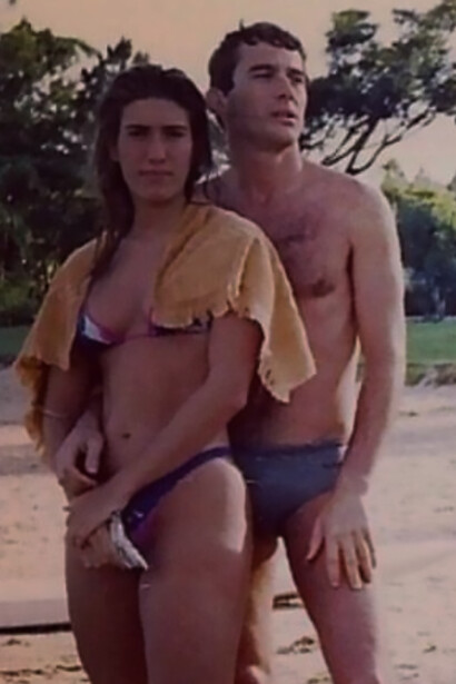 Adriane Yamin and Ayrton Senna
