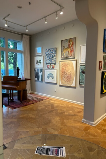 Salon Style, 5th annual TEW Galleries Salon Show, 2023, installation view. Courtesy of TEW Galleries