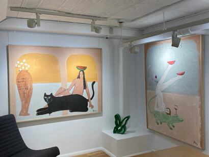 Riz Riz Rizz, We need Romance in our Madness, 2023, installation view. Courtesy of Space Gallery St. Barth