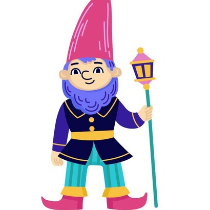 Illustrazione di un elfo: "E fu allora, che successe qualcosa di incredibile. Il folletto del piatto mi sorrise!"