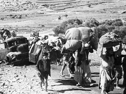 Palestinian refugees from the British Mandate of Palestine, October-November 1948: "Displaced from Galilee amidst the conflict"