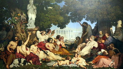 Sogno di felicità di Dominique Papety, 1843, Musée d'Orsay, Francia