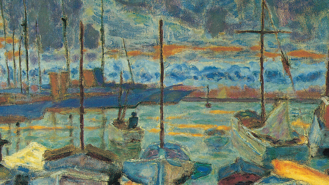 El puerto de Cannes, 1927. Óleo sobre lienzo, 41 x 65 cm. National Gallery of Canada, Ottawa.