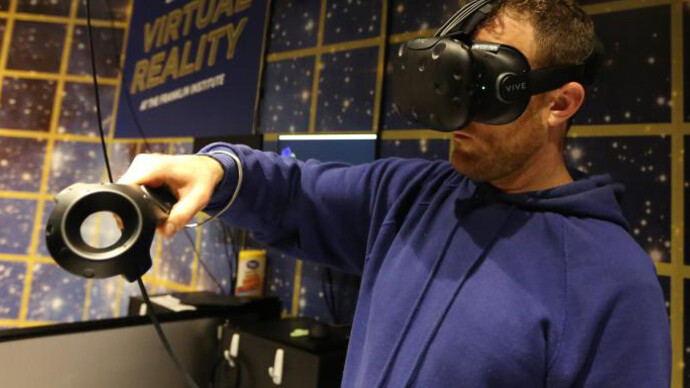 Virtual Reality at the Museum. Courtesy of The Franklin Institute