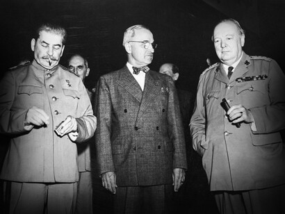 Joseph Stalin, Harry Truman y Winston Churchill