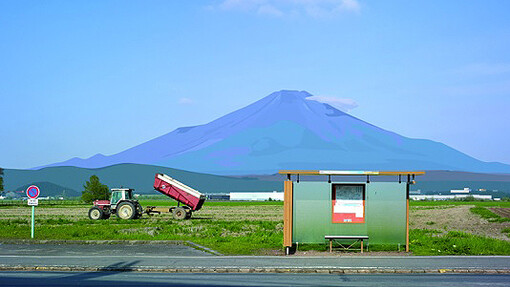 Alain Bublex, Paysage 136 (Mont Fuji CF01042), 2014 